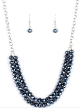 Load image into Gallery viewer, May The FIERCE Be With You Blue Necklace and Earrings
