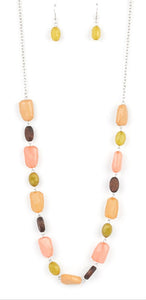 Meadow Escape Multicolor Necklace and Earrings