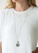 Load image into Gallery viewer, Mom Boss Silver Necklace and Earrings
