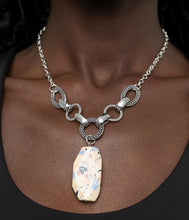Load image into Gallery viewer, &quot;Mystical Mineral&quot; Necklace and Earrings (Multiple Colors to choose from)

