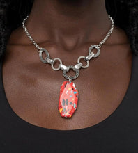 Load image into Gallery viewer, &quot;Mystical Mineral&quot; Necklace and Earrings (Multiple Colors to choose from)
