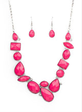 Load image into Gallery viewer, Mystical Mirage Pink Necklace and Earrings
