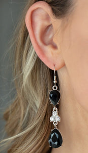 Once Upon a Twinkle Black Earrings
