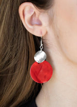 Load image into Gallery viewer, Opulently Oasis Red Earrings
