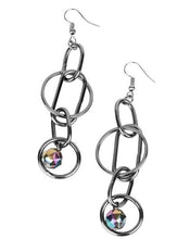 Load image into Gallery viewer, Park Avenue Princess Multicolor/Oil Slick Earrings
