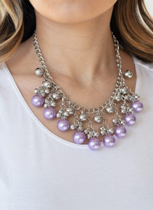 Pearl Appraisal Purple Pearl Necklace Earrings