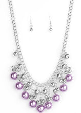 Load image into Gallery viewer, Pearl Appraisal Purple Pearl Necklace Earrings
