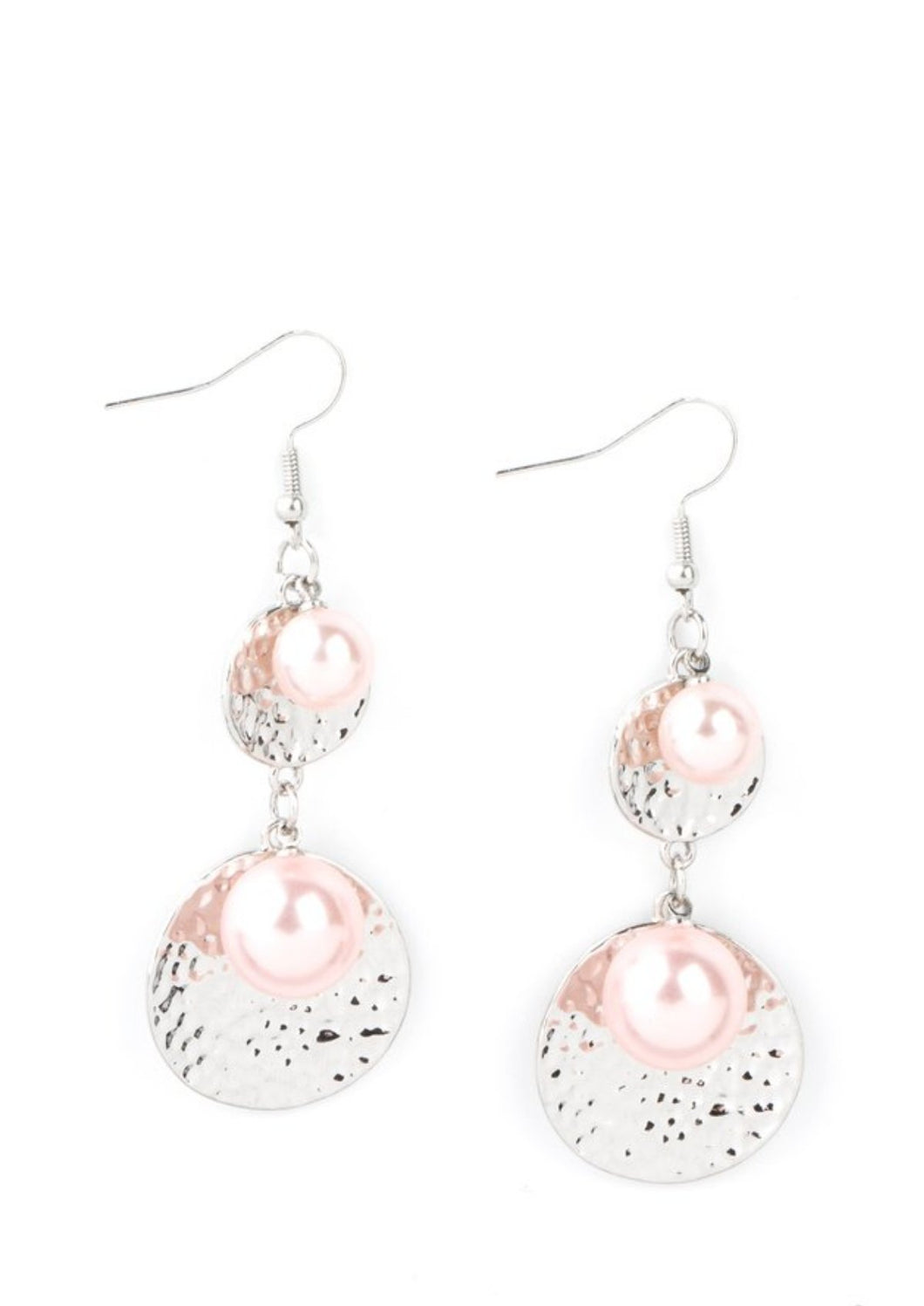 Pearl Dive Pink Earrings