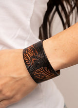 Load image into Gallery viewer, Positively Peacock Black Urban Wrap Bracelet
