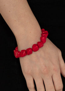 Prehistoric Paradise Red Bracelet