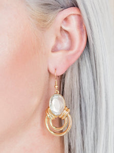 Real Queen Gold and Bling Earrings