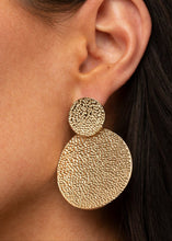 Load image into Gallery viewer, Refined Relic Gold Earrings
