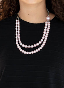 Remarkable Radiance Pink Pearl Necklace and Earrings