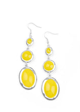 Load image into Gallery viewer, Retro Reality Yellow Earrings
