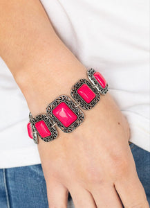 Retro Rodeo Hot Pink Bracelet