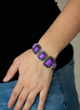 Load image into Gallery viewer, Retro Rodeo Purple Bracelet
