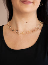 Load image into Gallery viewer, Revolutionary Radiance Gold Necklace and Earrings
