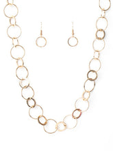 Load image into Gallery viewer, Revolutionary Radiance Gold Necklace and Earrings
