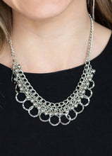 Load image into Gallery viewer, Ring Leader Radiance Silver Necklace and Earrings
