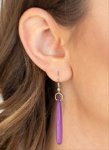 Load image into Gallery viewer, Roaring Riviera Purple Necklace Earrings
