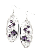 Load image into Gallery viewer, Rock Candy Bubbly Purple Earrings
