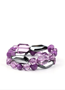 Rockin' Rock Candy Purple Bracelet