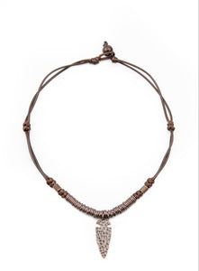 Rush In ARROWHEAD-First Brown Urban/Unisex Necklace