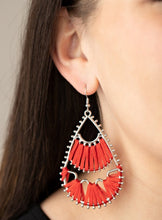 Load image into Gallery viewer, Samba Scene Red Earrings
