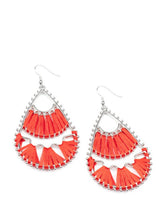 Load image into Gallery viewer, Samba Scene Red Earrings
