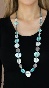 Seashore Spa Blue Necklace and Earrings
