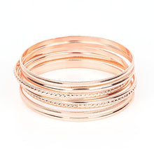 Load image into Gallery viewer, &quot;Stackable Shimmer&quot; Copper Bracelets
