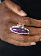 Load image into Gallery viewer, Stone Mystic Purple Ring
