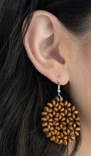 Load image into Gallery viewer, Summer Escapade Brown Earrings
