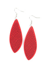 Load image into Gallery viewer, Surf Scene Red Earrings
