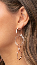 Load image into Gallery viewer, Talk In Circles Copper Earrings
