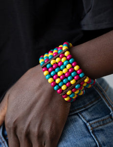 Tanning in Tanzania Multicolor Bracelet