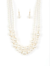 Load image into Gallery viewer, &quot;The Modest&quot; White Necklace and Earrings
