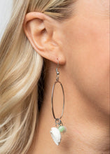 Load image into Gallery viewer, This Too SHELL Pass Green and Shell Earrings
