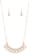 Load image into Gallery viewer, Timeless Trimmings Gold Necklace and Earrings

