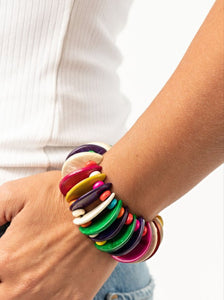 Tropical Tiki Bar Multicolor Bracelet