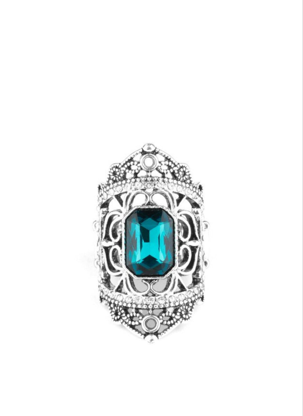 Undefinable Dazzle Blue Bling Ring