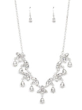 Load image into Gallery viewer, Vintage Royale White Necklace Earrings
