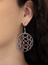 Load image into Gallery viewer, Watch OVAL Me Red Earrings
