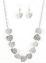 Load image into Gallery viewer, With My HOLE Heart Silver Necklace and Earrings
