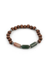 Load image into Gallery viewer, ZEN Most Wanted Brown and Green Urban/Unisex Bracelet

