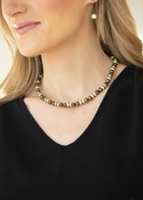Load image into Gallery viewer, ZEN You Least Expect It Brass Necklace and Earrings
